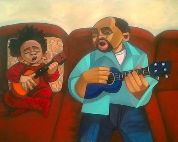 Painting 61/365 - "Unwind Together"