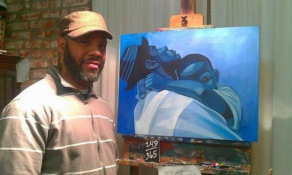 Painting 249/365 - "Good Lookin Out"